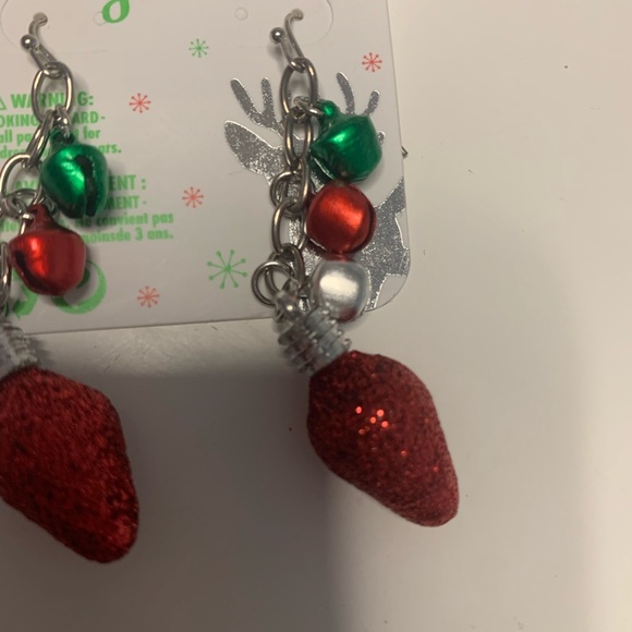 Claire’s Let It Glow dangly holiday earrings. New - Picture 3 of 5